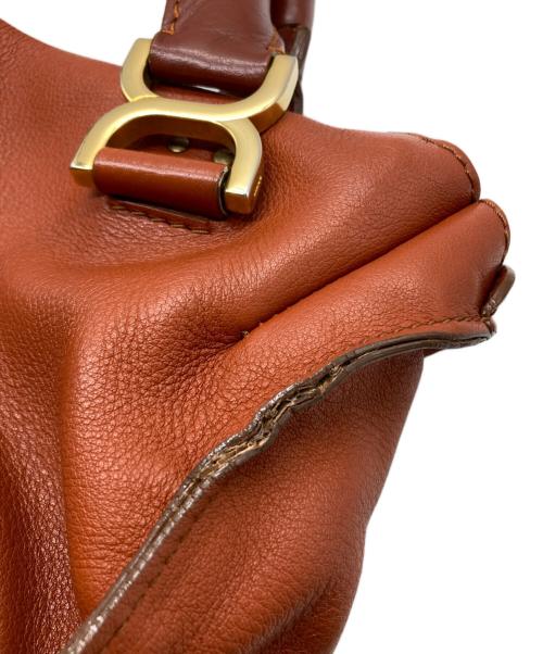 Chloe（クロエ）Chloe (クロエ) マーシー ハンドバッグ ブラウンの古着・服飾アイテム