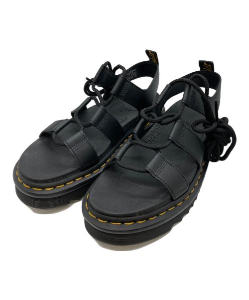 Dr.Martens（ドクターマーチン）Dr.Martens (ドクターマーチン) NARTILLA グラディエーターサンダル ブラック サイズ:UK4の古着・服飾アイテム