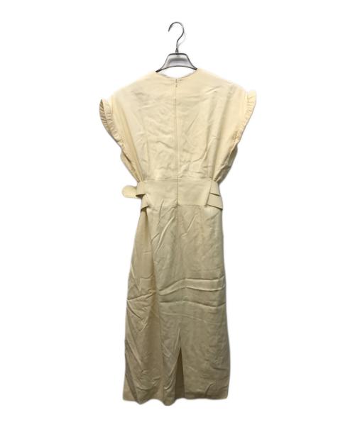 AKIRA NAKA（アキラナカ）AKIRA NAKA (アキラナカ) ベルト付きノースリーブワンピース ベージュ サイズ:1の古着・服飾アイテム