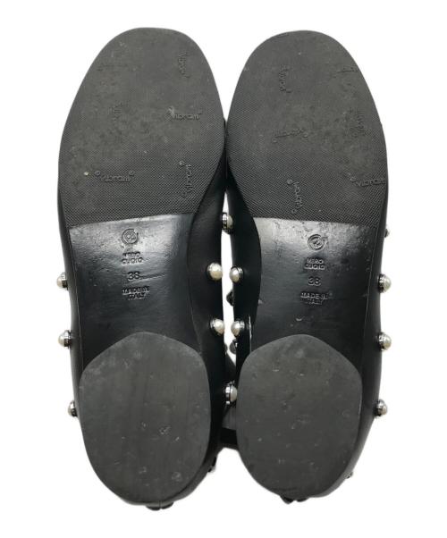 3.1 phillip lim（スリーワンフィリップリム）3.1 phillip lim (スリーワンフィリップリム) パール装飾アンクルブーツ ブラック サイズ:38の古着・服飾アイテム