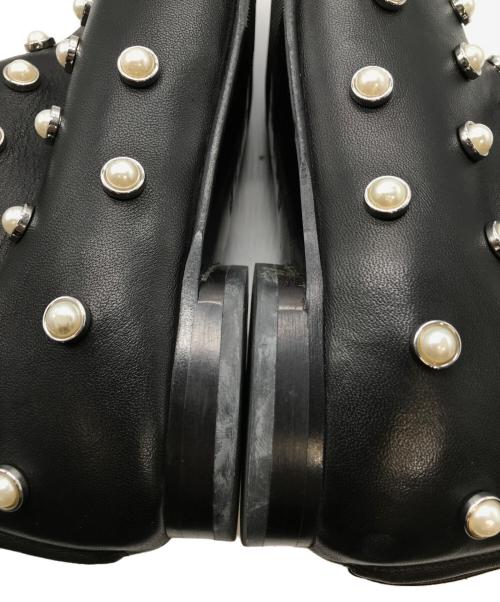3.1 phillip lim（スリーワンフィリップリム）3.1 phillip lim (スリーワンフィリップリム) パール装飾アンクルブーツ ブラック サイズ:38の古着・服飾アイテム