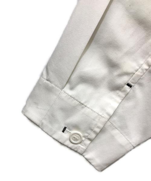 ISSEY MIYAKE MEN（イッセイミヤケメン）ISSEY MIYAKE MEN (イッセイミヤケメン) TC SHIRT オープンカラーロングシャツ ホワイト サイズ:3の古着・服飾アイテム