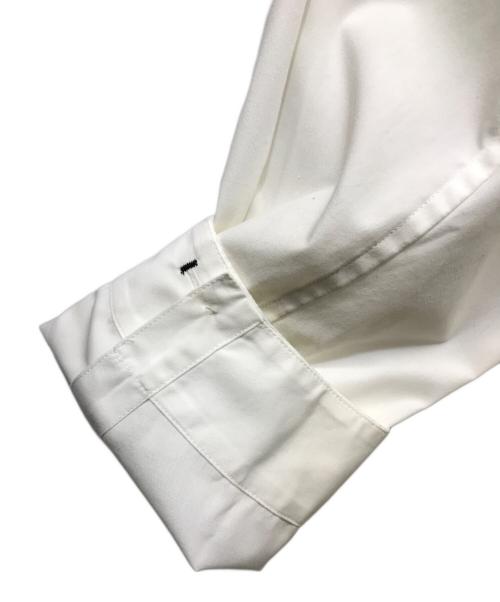 ISSEY MIYAKE MEN（イッセイミヤケメン）ISSEY MIYAKE MEN (イッセイミヤケメン) TC SHIRT オープンカラーロングシャツ ホワイト サイズ:3の古着・服飾アイテム