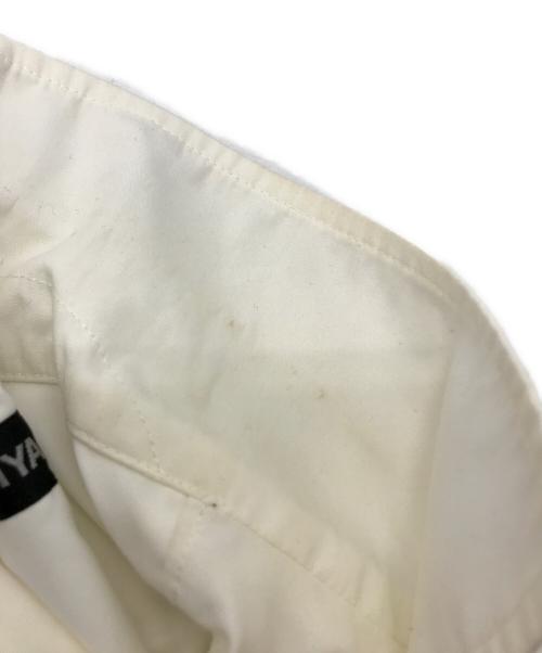 ISSEY MIYAKE MEN（イッセイミヤケメン）ISSEY MIYAKE MEN (イッセイミヤケメン) TC SHIRT オープンカラーロングシャツ ホワイト サイズ:3の古着・服飾アイテム