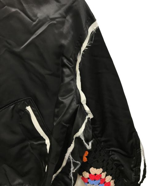 DISCOVERED（ディスカバード）DISCOVERED (ディスカバード) KNIT SLEEVE MA-1 ブラック サイズ:3の古着・服飾アイテム