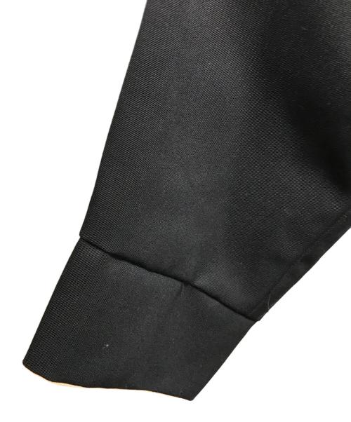 JohnUNDERCOVER（ジョンアンダーカバー）JohnUNDERCOVER (ジョンアンダーカバー) ギャバ刺繍ベトジャンブルゾン ブラック サイズ:3の古着・服飾アイテム