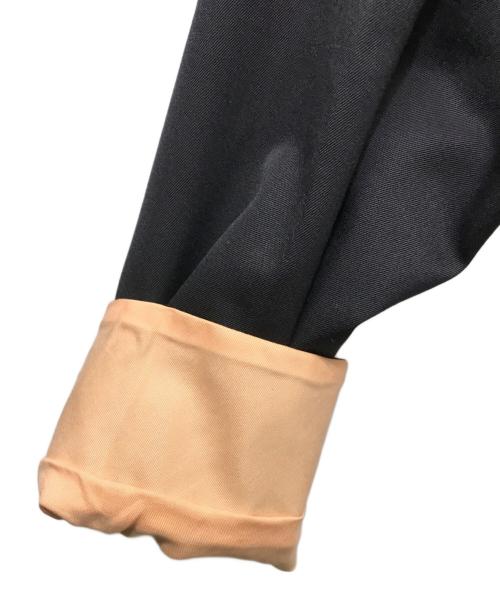 JohnUNDERCOVER（ジョンアンダーカバー）JohnUNDERCOVER (ジョンアンダーカバー) ギャバ刺繍ベトジャンブルゾン ブラック サイズ:3の古着・服飾アイテム