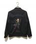 JohnUNDERCOVER (ジョンアンダーカバー) ギャバ刺繍ベトジャンブルゾン ブラック サイズ:3：14000円