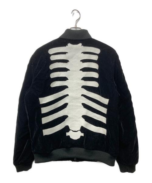 VANSON（バンソン）VANSON (バンソン) VELVETEEN BOMBER JACKET ブラック サイズ:Lの古着・服飾アイテム