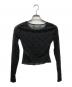 marine serre (マリーンセル) MOONOGRAM MESH FLOCK HIGH NECK TOP ブラック サイズ:S：20000円