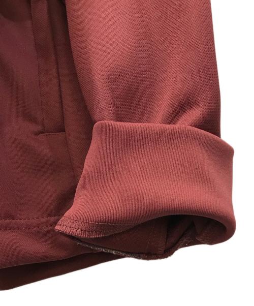 asics novalis（アシックス ノヴァリス）ASICS NOVALIS (アシックス ノヴァリス) ZIP-UP JERSEY JKT ブラウン サイズ:Lの古着・服飾アイテム