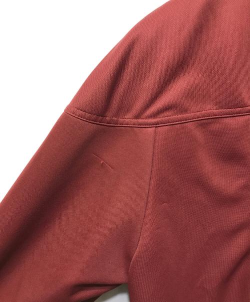 asics novalis（アシックス ノヴァリス）ASICS NOVALIS (アシックス ノヴァリス) ZIP-UP JERSEY JKT ブラウン サイズ:Lの古着・服飾アイテム