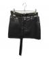 Y. PROJECT（ワイプロジェクト）の古着「Y アニマルフリーレザー ミニスカート」｜ブラック