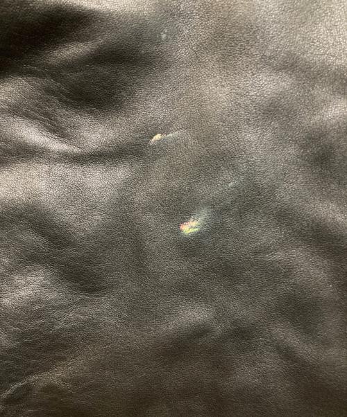 LANVIN（ランバン）LANVIN (ランバン) 中綿レザーハーフコート ブラック サイズ:50の古着・服飾アイテム