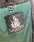 中古・古着 LANVIN (ランバン) 中綿レザーハーフコート ブラック サイズ:50：13000円