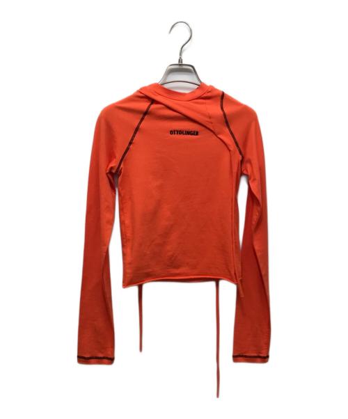 ottolinger（オットリンガー）OTTOLINGER (オットリンガー) ロゴカットソー オレンジ サイズ:Sの古着・服飾アイテム