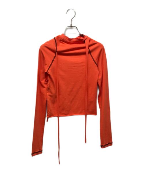 ottolinger（オットリンガー）OTTOLINGER (オットリンガー) ロゴカットソー オレンジ サイズ:Sの古着・服飾アイテム