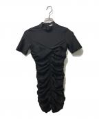 ALEXANDER WANGアレキサンダー・ワン）の古着「ギャサーワンピース」｜ブラック