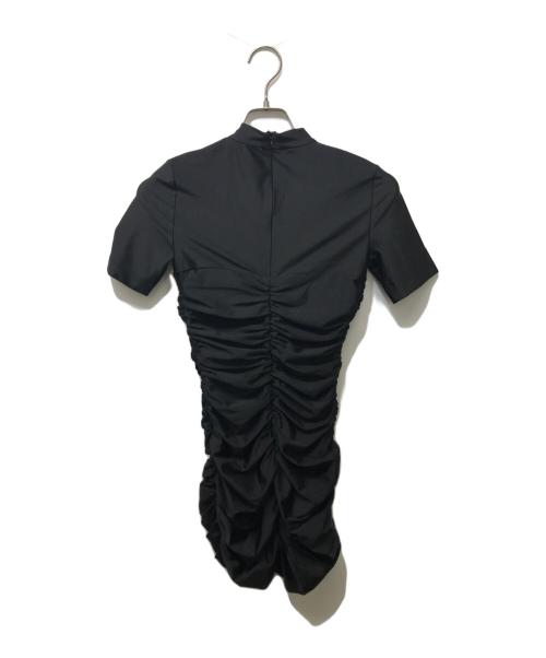 ALEXANDER WANG（アレキサンダー・ワン）ALEXANDER WANG (アレキサンダーワン) ギャサーワンピース ブラック サイズ:XSの古着・服飾アイテム