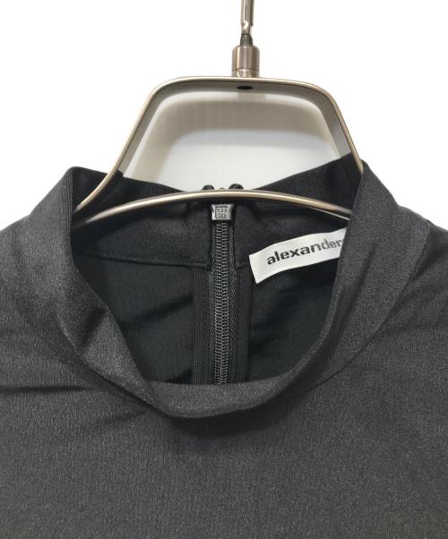 ALEXANDER WANG（アレキサンダー・ワン）ALEXANDER WANG (アレキサンダーワン) ギャサーワンピース ブラック サイズ:XSの古着・服飾アイテム