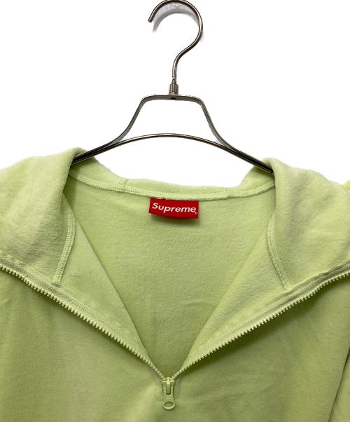 SUPREME（シュプリーム）SUPREME (シュプリーム) Polartec Facemask Half Zip ライトグリーン サイズ:Mの古着・服飾アイテム