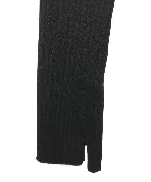 courreges（クレージュ）courreges (クレージュ) デザインロゴニット ブラック サイズ:Sの古着・服飾アイテム