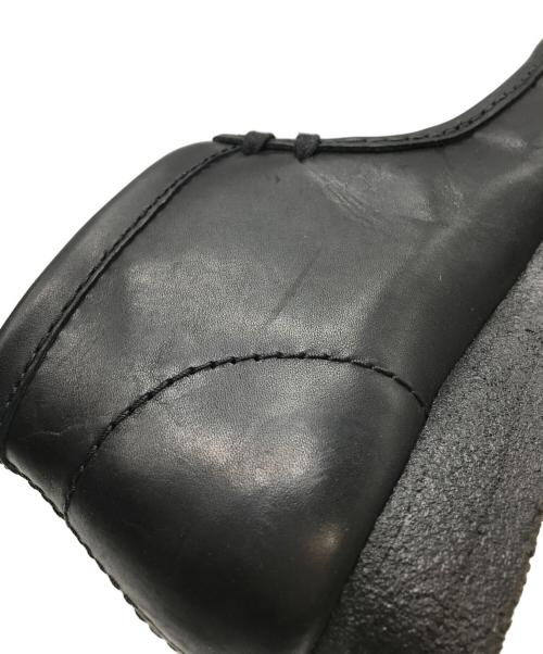 CLARKS（クラークス）CLARKS (クラークス) wallabee boot black leather ブラック サイズ:7 1/2の古着・服飾アイテム