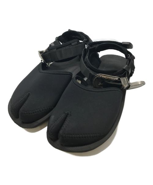 suicoke（スイコック）suicoke (スイコック) TOGA (トーガ) TABI ストラップシューズ ブラック サイズ:23の古着・服飾アイテム