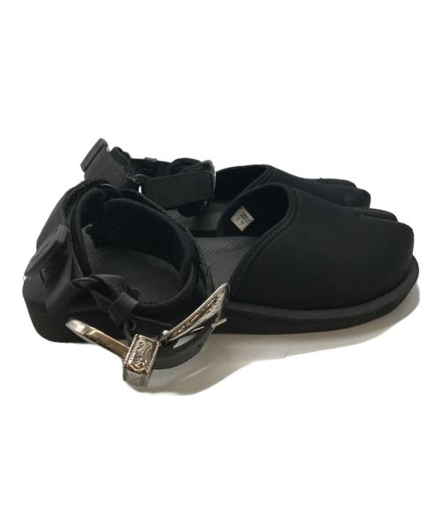 suicoke（スイコック）suicoke (スイコック) TOGA (トーガ) TABI ストラップシューズ ブラック サイズ:23の古着・服飾アイテム