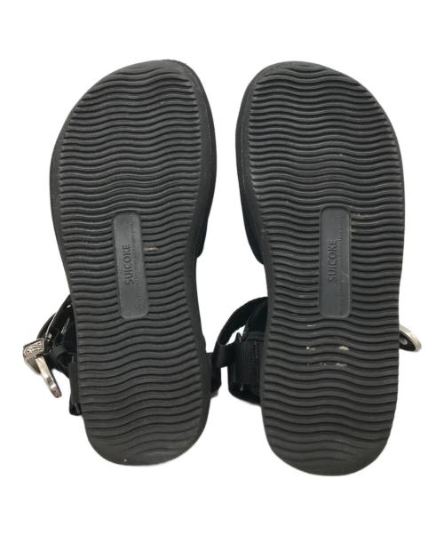 suicoke（スイコック）suicoke (スイコック) TOGA (トーガ) TABI ストラップシューズ ブラック サイズ:23の古着・服飾アイテム