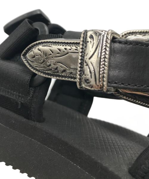 suicoke（スイコック）suicoke (スイコック) TOGA (トーガ) TABI ストラップシューズ ブラック サイズ:23の古着・服飾アイテム