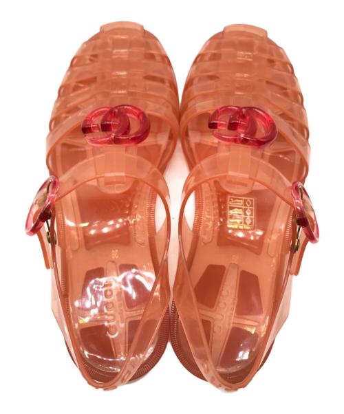 GUCCI（グッチ）GUCCI (グッチ) GGマーモント ラバーグルカサンダル ピンク サイズ:36の古着・服飾アイテム