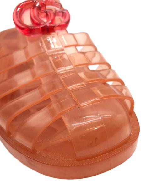 GUCCI（グッチ）GUCCI (グッチ) GGマーモント ラバーグルカサンダル ピンク サイズ:36の古着・服飾アイテム