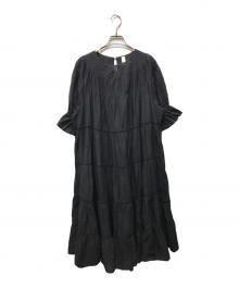 merlette（マーレット）の古着「ティアードドレス」｜ブラック