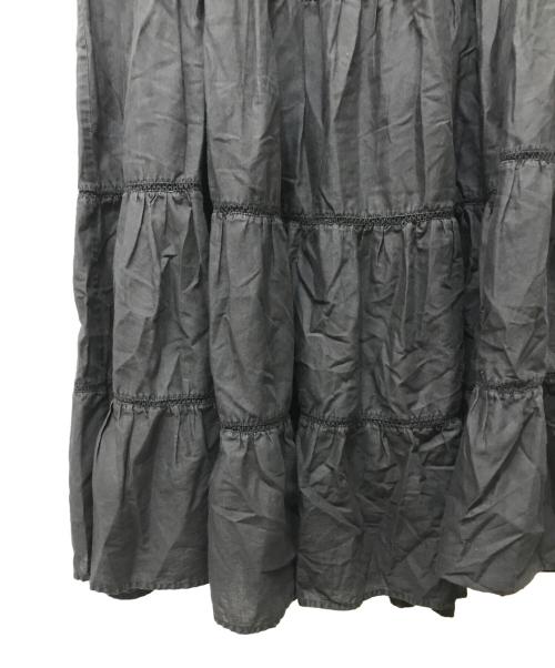 merlette（マーレット）merlette (マーレット) ティアードドレス ブラック サイズ:XSの古着・服飾アイテム