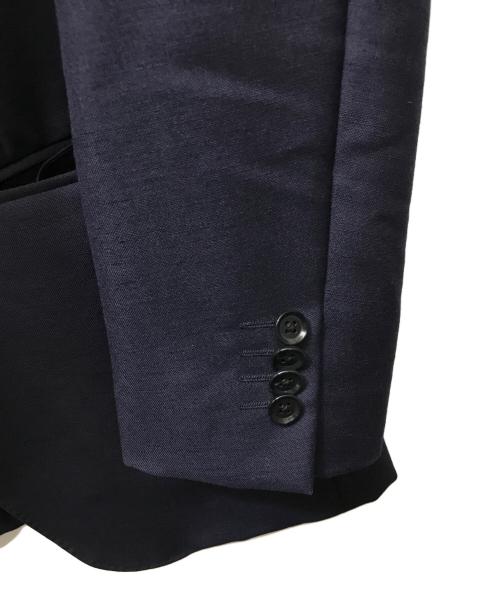 salotto di guji（サロットディグジ）SALOTTO DI GUJI (サロットディグジ) DORMEULファブリック 段返り3Bセットアップスーツ ネイビー サイズ:44の古着・服飾アイテム