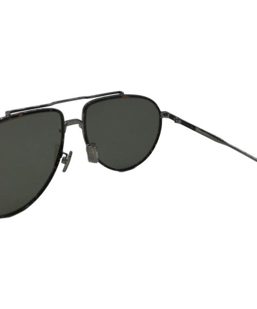 Dior（ディオール）DIOR (ディオール) Wブリッジサングラス ブラウン×ガンメタル サイズ:58□14 145の古着・服飾アイテム