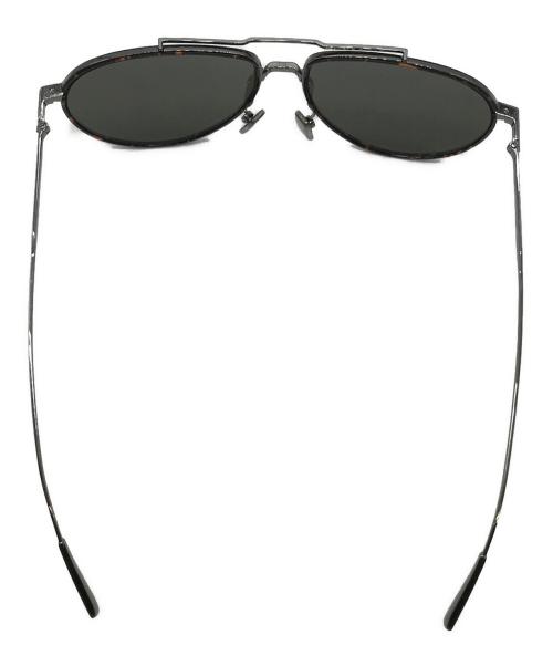 Dior（ディオール）DIOR (ディオール) Wブリッジサングラス ブラウン×ガンメタル サイズ:58□14 145の古着・服飾アイテム