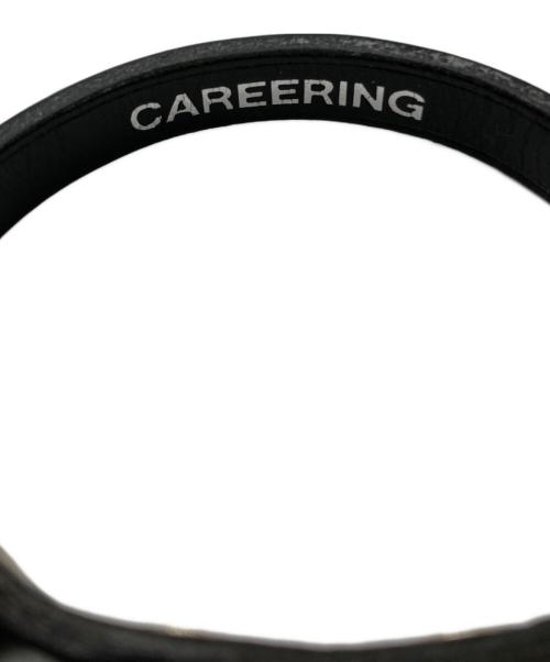 CAREERING（キャリアリング）CAREERING (キャリアリング) スタッズ レザー ブレスレット ブラックの古着・服飾アイテム