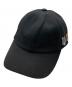 MAISON KITSUNE（メゾンキツネ）の古着「DOUBLE BOLD FOX HEAD CAP」｜ブラック