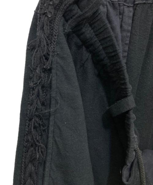 Yohji Yamamoto pour homme（ヨウジヤマモト プールオム）Yohji Yamamoto pour homme (ヨウジヤマモト プールオム) サイドデザインワイドパンツ ブラック サイズ:3の古着・服飾アイテム