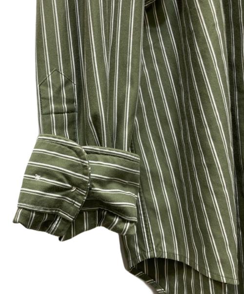 +81（プラスエイティーワン）+81 (プラスエイティーワン) KANEMASA (カネマサ) STRIPE ROYAL OX DRESS SHIRT グリーン サイズ:Mの古着・服飾アイテム