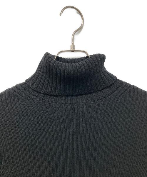 BALENCIAGA（バレンシアガ）BALENCIAGA (バレンシアガ) ダメージ加工タートルネックニット ブラック サイズ:Mの古着・服飾アイテム