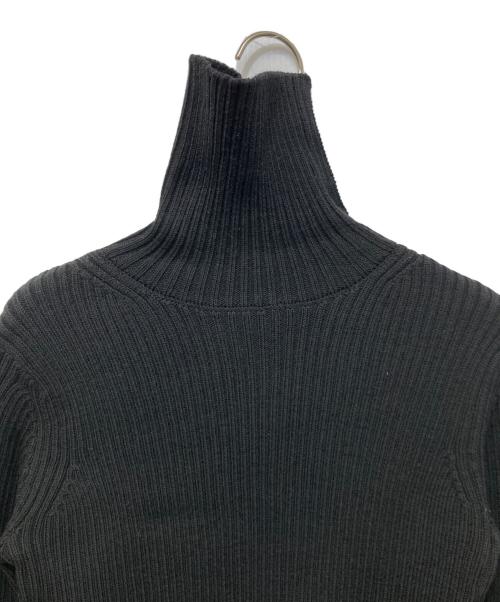 BALENCIAGA（バレンシアガ）BALENCIAGA (バレンシアガ) ダメージ加工タートルネックニット ブラック サイズ:Mの古着・服飾アイテム