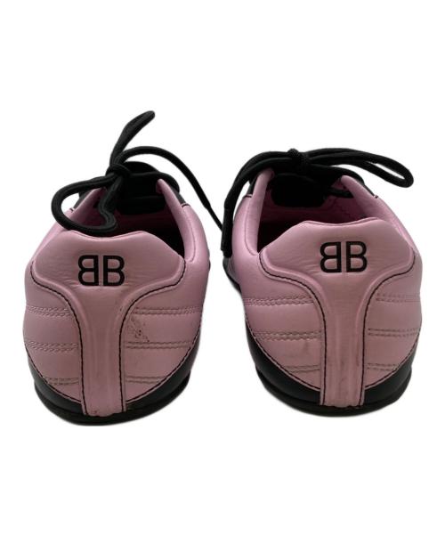 BALENCIAGA（バレンシアガ）BALENCIAGA (バレンシアガ) ZEN レザースニーカー ピンク サイズ:24.5㎝の古着・服飾アイテム