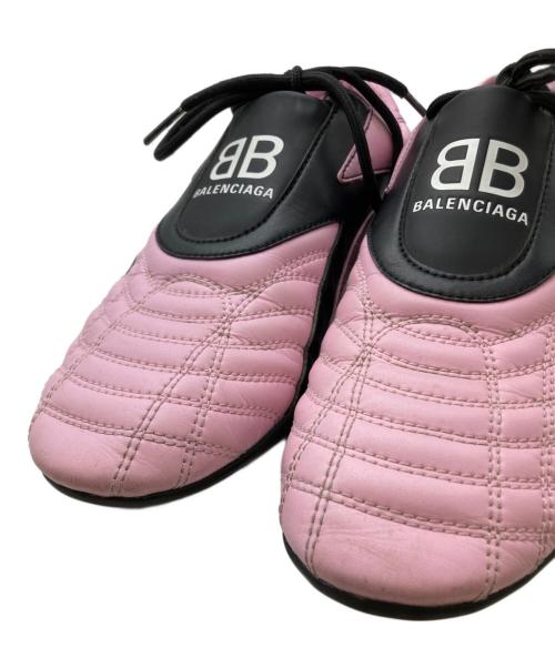 BALENCIAGA（バレンシアガ）BALENCIAGA (バレンシアガ) ZEN レザースニーカー ピンク サイズ:24.5㎝の古着・服飾アイテム