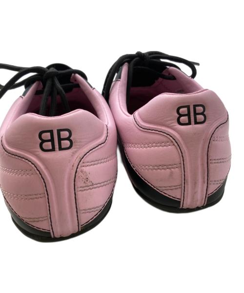 BALENCIAGA（バレンシアガ）BALENCIAGA (バレンシアガ) ZEN レザースニーカー ピンク サイズ:24.5㎝の古着・服飾アイテム