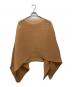 PLEATS PLEASE (プリーツプリーズ) プリーツポンチョ キャメル サイズ:Free：18000円