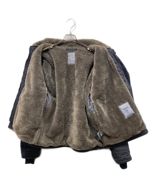 FIDELITY（フィデリティー）FIDELITY (フィデリティー) OVERDYED N-1 DECK JACKET グレー サイズ:Ｌの古着・服飾アイテム