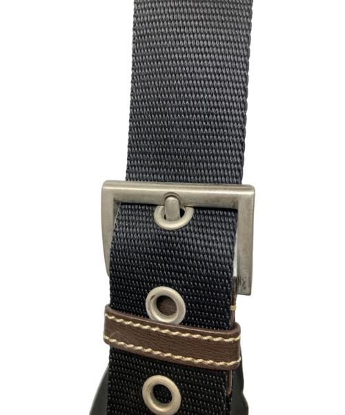 PRADA（プラダ）PRADA (プラダ) ナイロンワンショルダーバッグ ブラック×ブラウンの古着・服飾アイテム